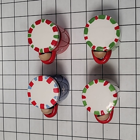 Set of 4 Mini Canisters with Wooden Spoons‎ -   NWOT - Picture 3 of 7